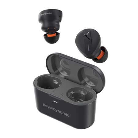 beyerdynamic 728926 Free BYRD Bluetooth Earbuds with Microphone, Noise-Canceling, True Wireless with Charging Case (Black)