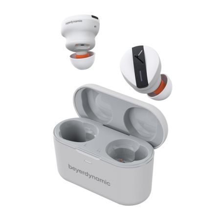 beyerdynamic 728934 Free BYRD Bluetooth Earbuds with Microphone, Noise-Canceling, True Wireless with Charging Case (Gray)