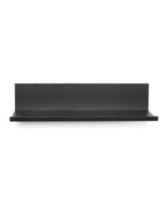 Hangman L-12-B 12-Inch No-Stud Floating Shelf (Black Powder Coat)