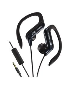 JVC HAEBR80B In-Ear Sports Headphones with Microphone & Remote (Black)