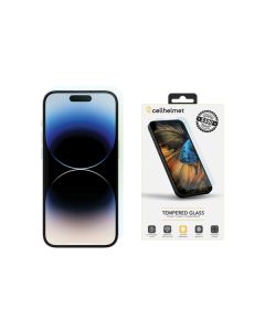 cellhelmet Temp-i15-61Pro-300 Tempered Glass Screen Protector with $300 Coverage (iPhone 15 Pro)