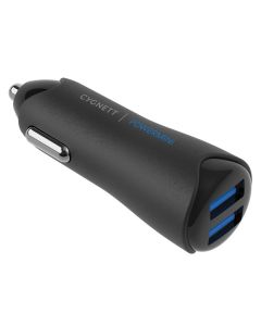4.8A 2USB CAR CHG BLK