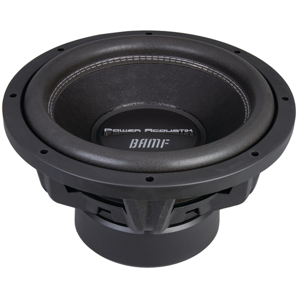 Power Acoustik BAMF-124 BAMF Series 12-In. 3,500-Watt Max 4-Ohm Dual Voice Coil Subwoofer