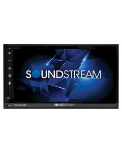 Soundstream VRCPAA-70M VRCPAA-70M 7-Inch Double-DIN Mechless Head Unit with Bluetooth, Apple CarPlay, and Android Auto