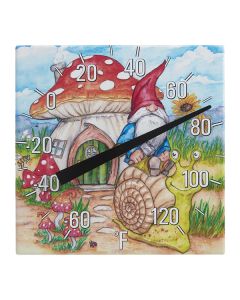 8X8IN GNOME GARDEN THERM